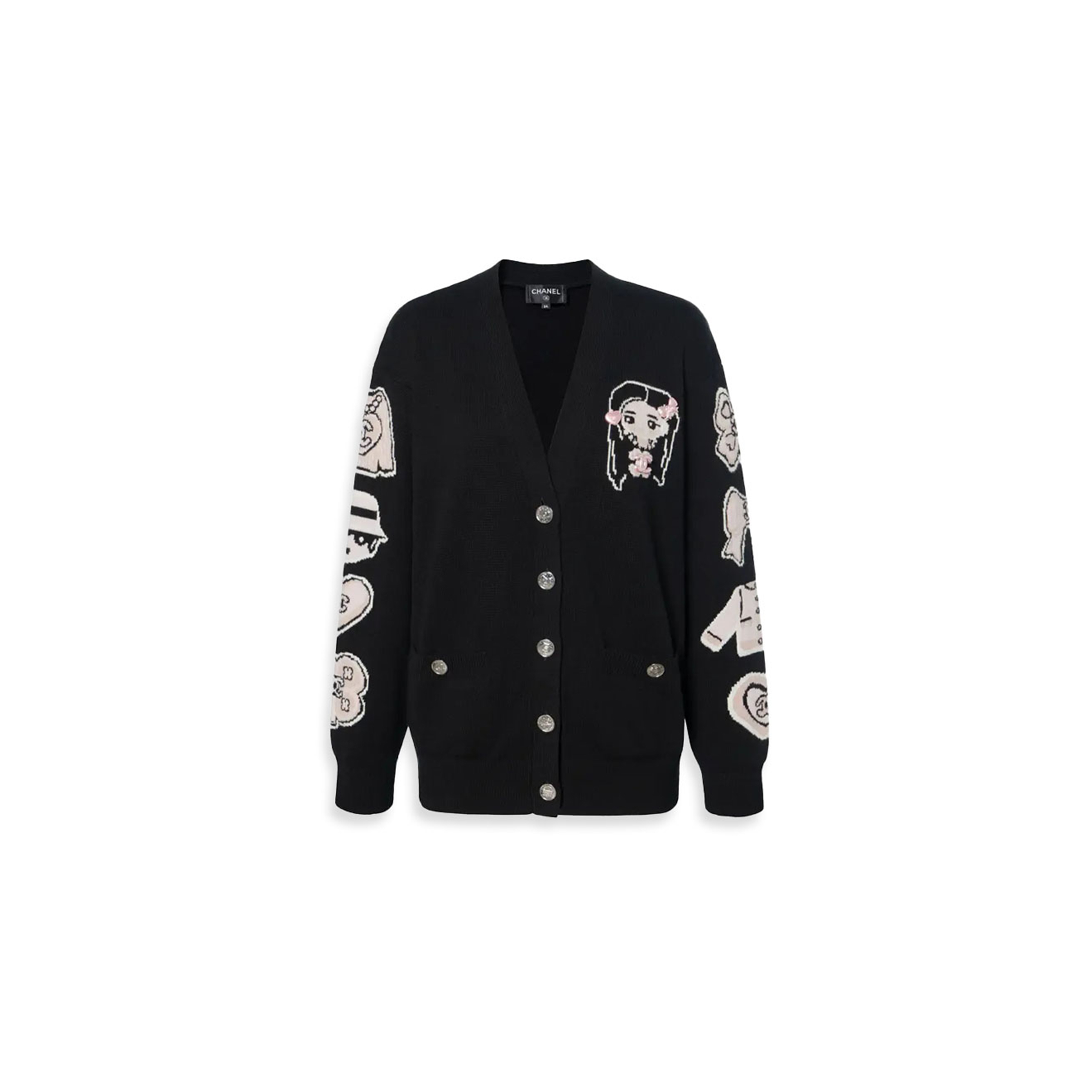 CHANEL BLACK JUMPER SWEATER 